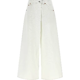 White Cotton Jeans Denim