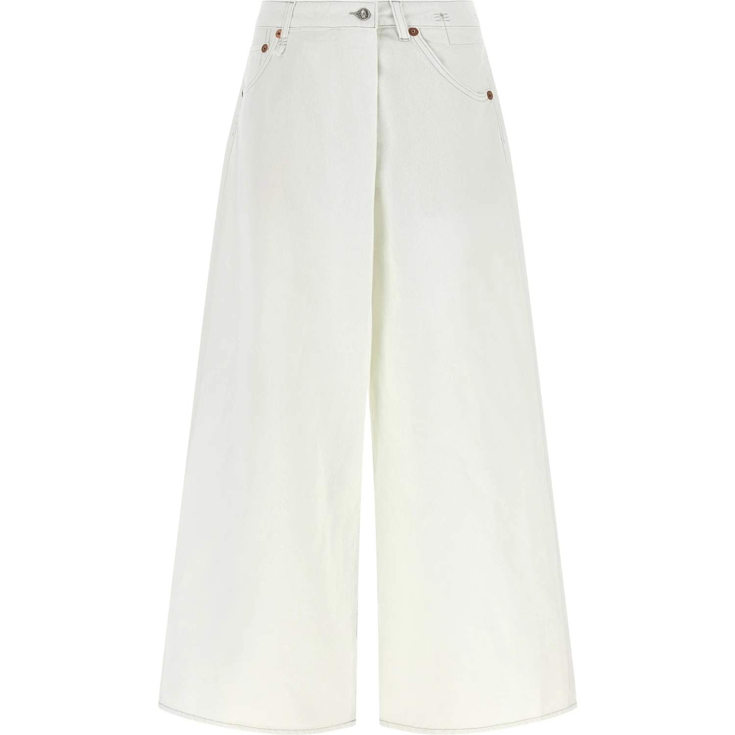 White Cotton Jeans Denim
