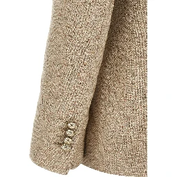 Beige Cotton Blazer