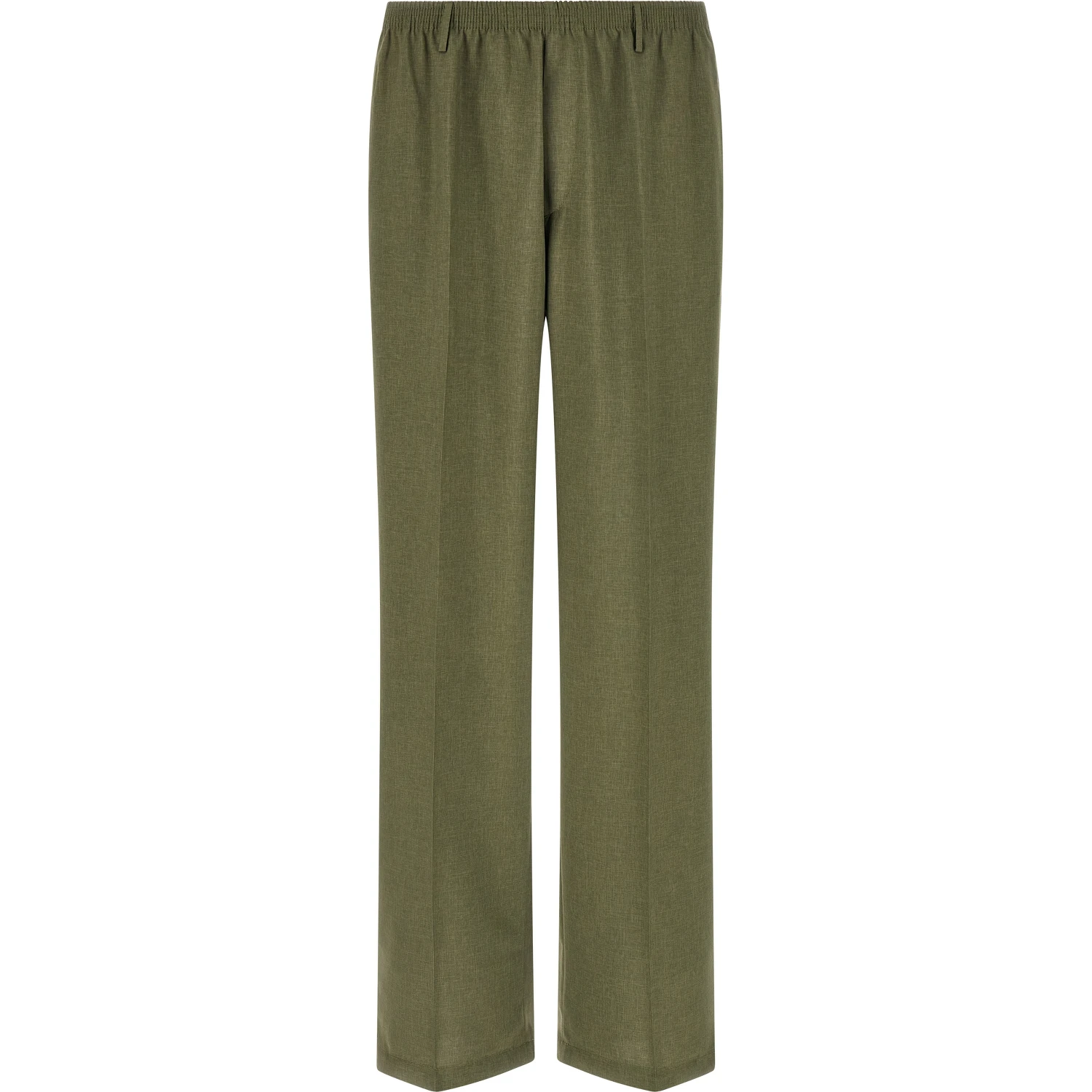 Bicolor Polyester Casual Pants