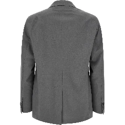 Gray Virgin Wool Two-Piece Suit
