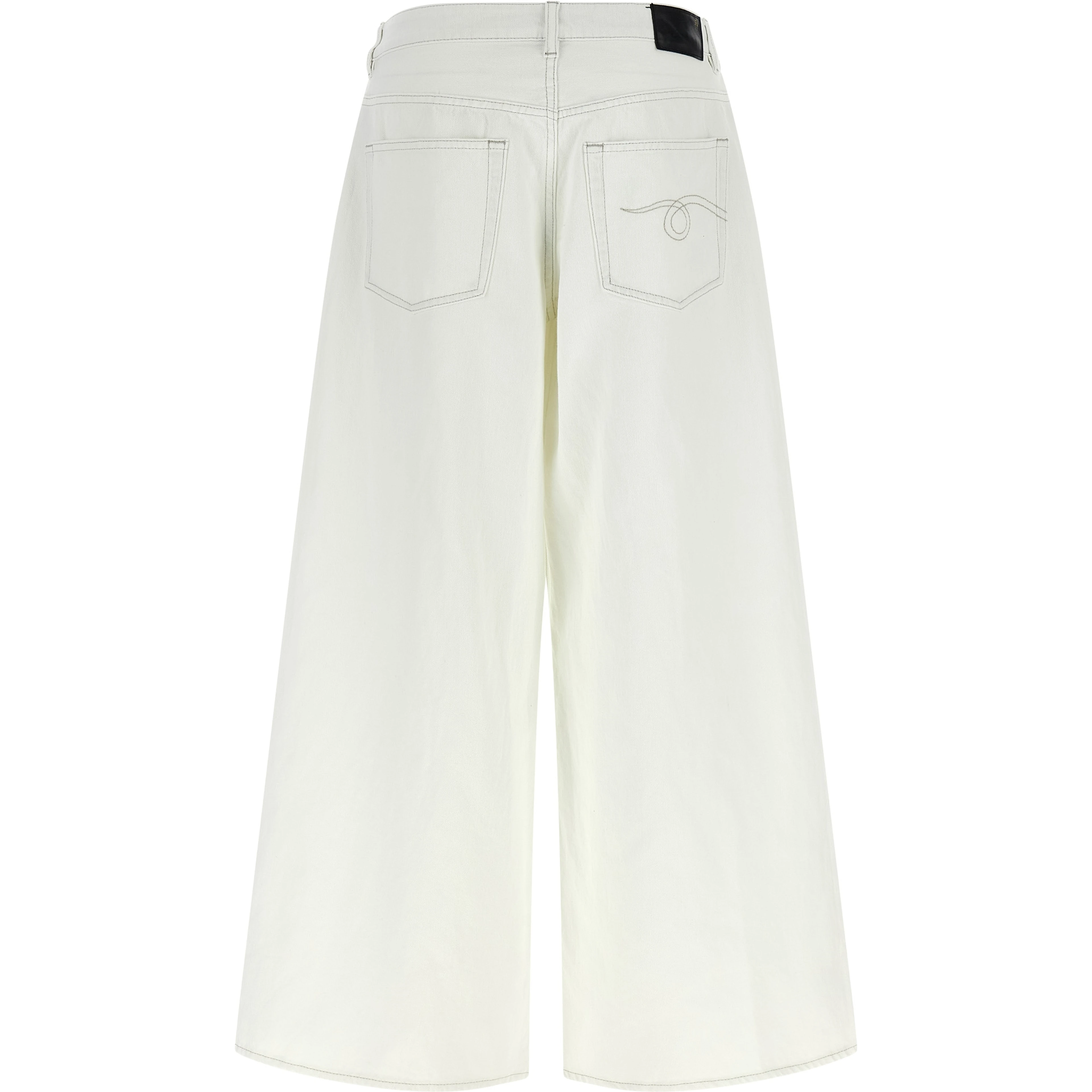 White Cotton Jeans Denim