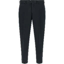 Black Linen Casual Pants