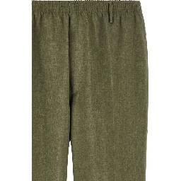 Bicolor Polyester Casual Pants