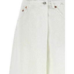 White Cotton Jeans Denim