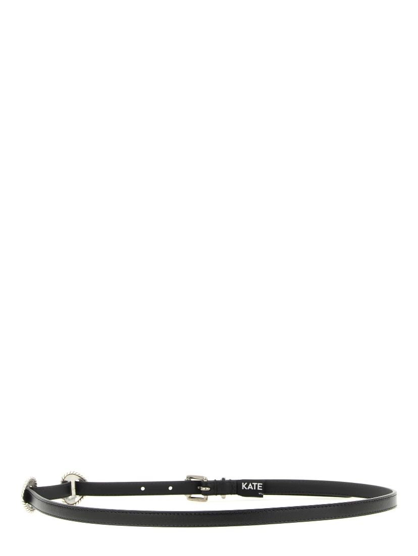 Black Calfskin Regular Belt