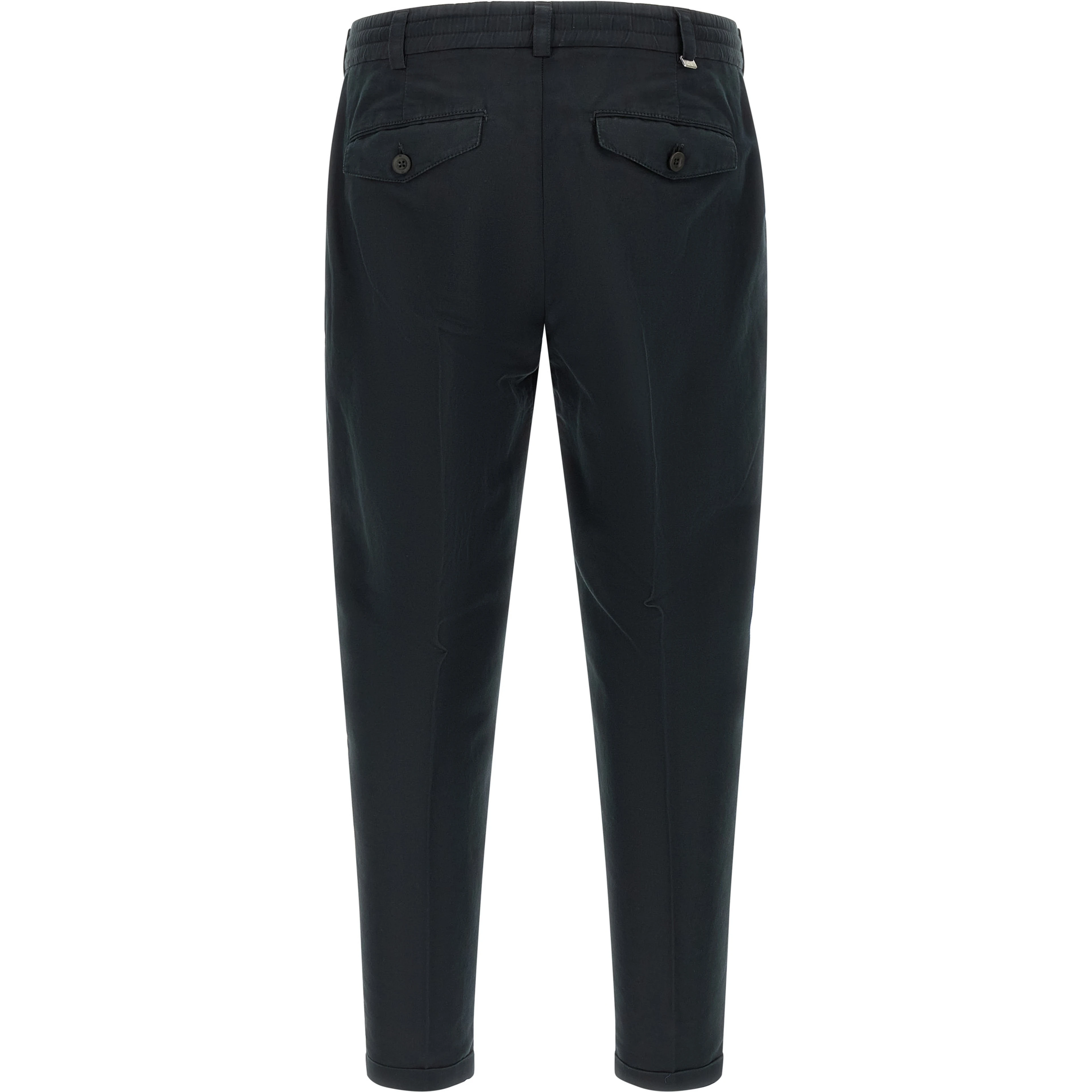 Black Linen Casual Pants