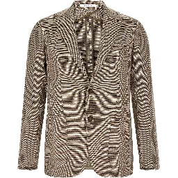 Brown Cotton Blazer