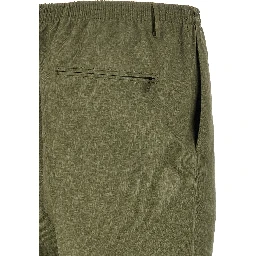 Bicolor Polyester Casual Pants