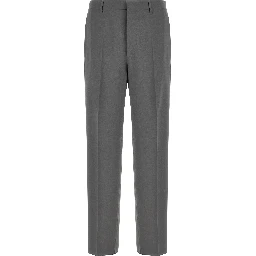 Gray Virgin Wool Two-Piece Suit