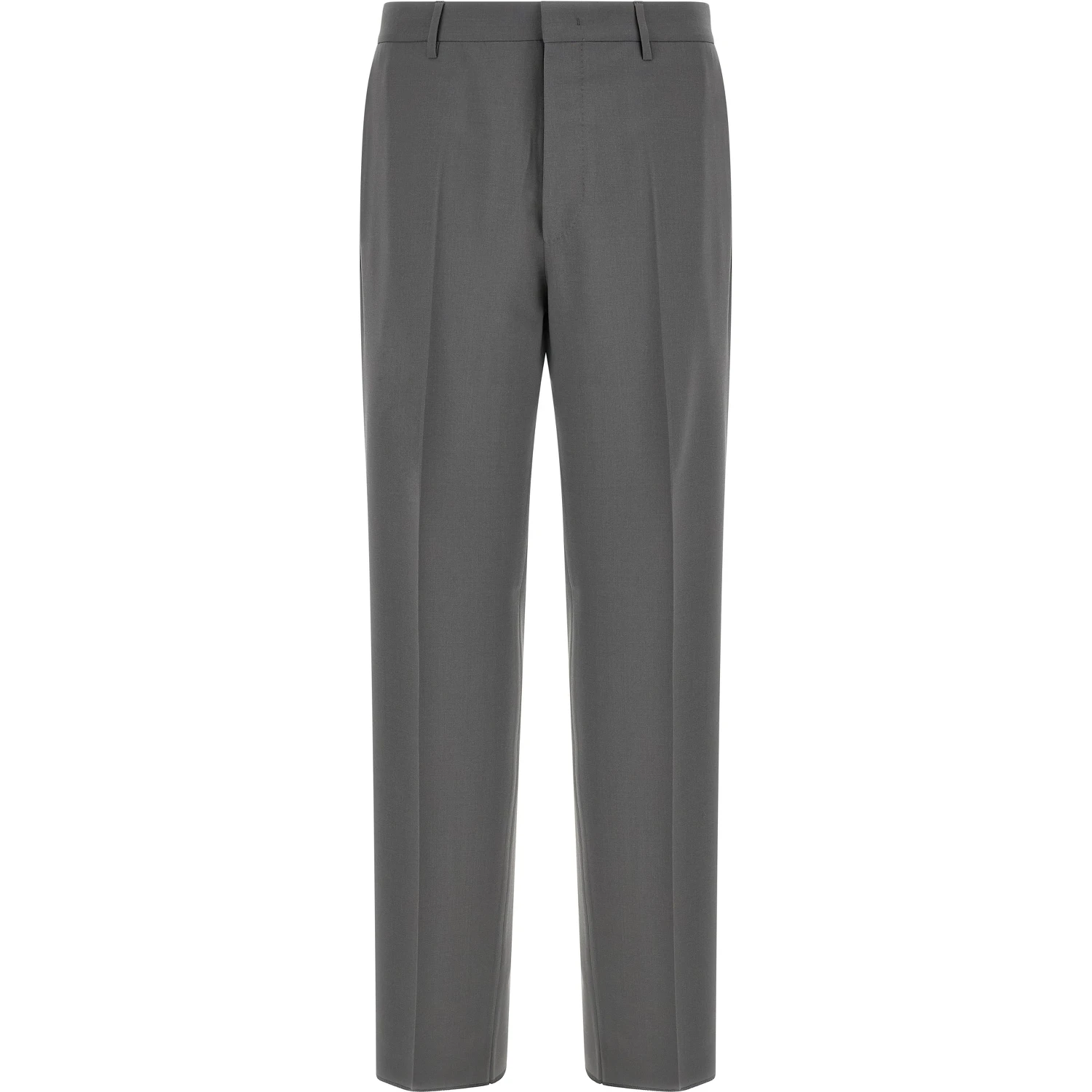 Gray Virgin Wool Two-Piece Suit