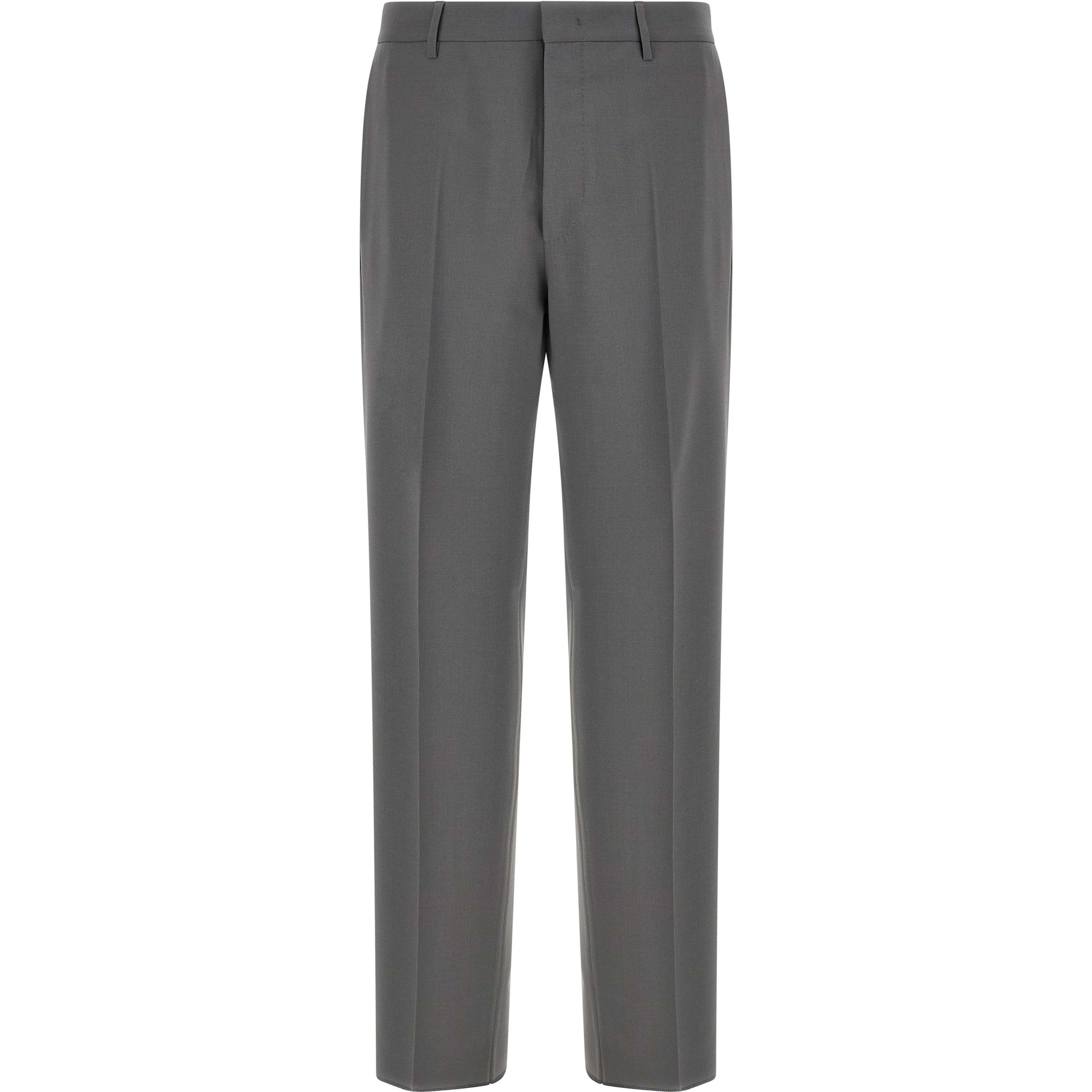 Gray Virgin Wool Two-Piece Suit