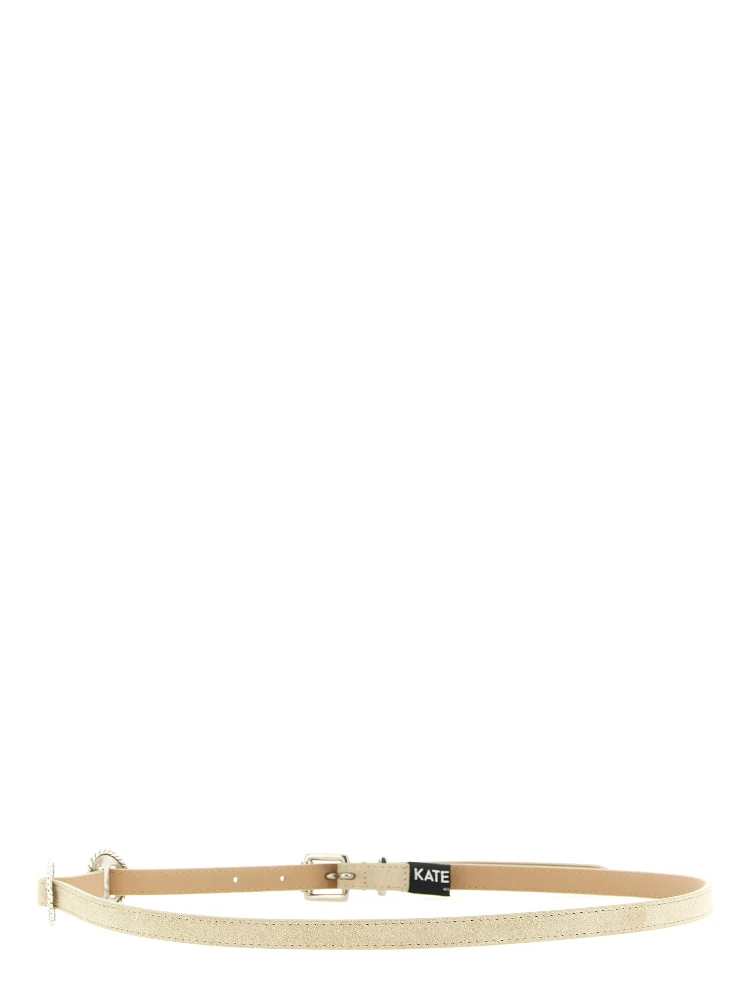 Beige Calfskin Thin Belt alternative