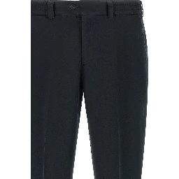 Black Linen Casual Pants