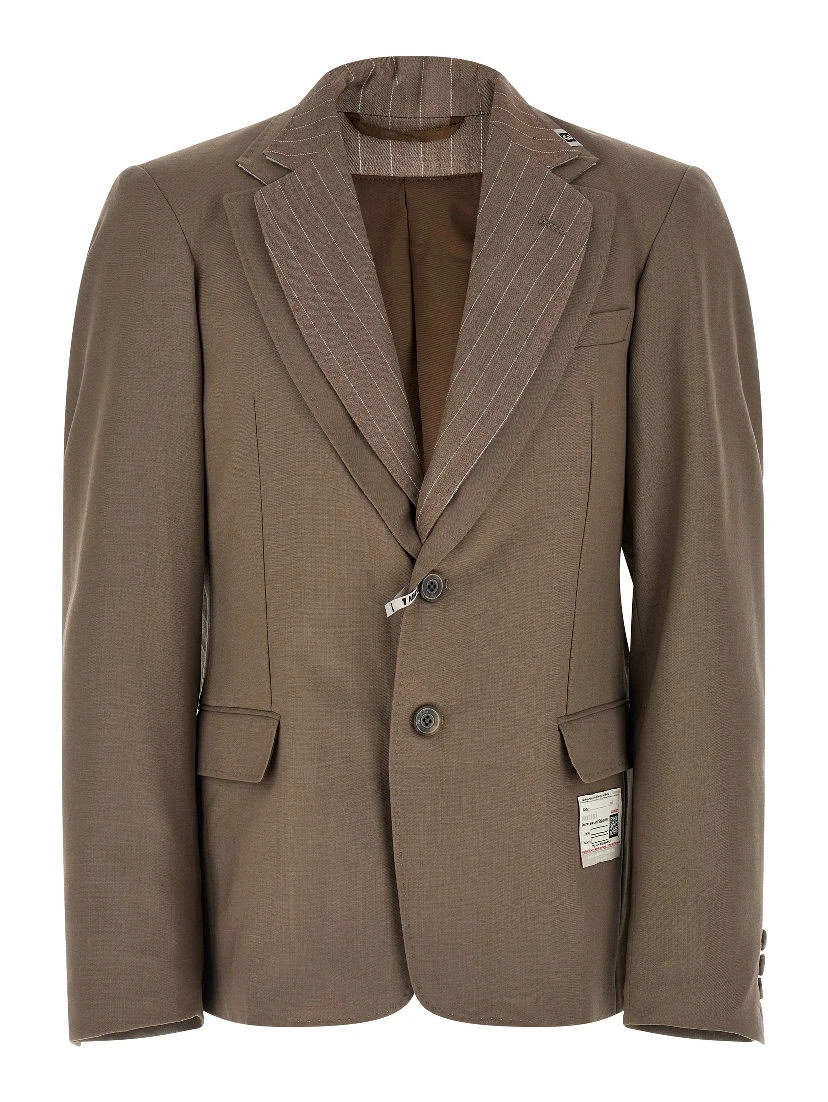 Beige Wool Blazer
