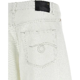 White Cotton Jeans Denim