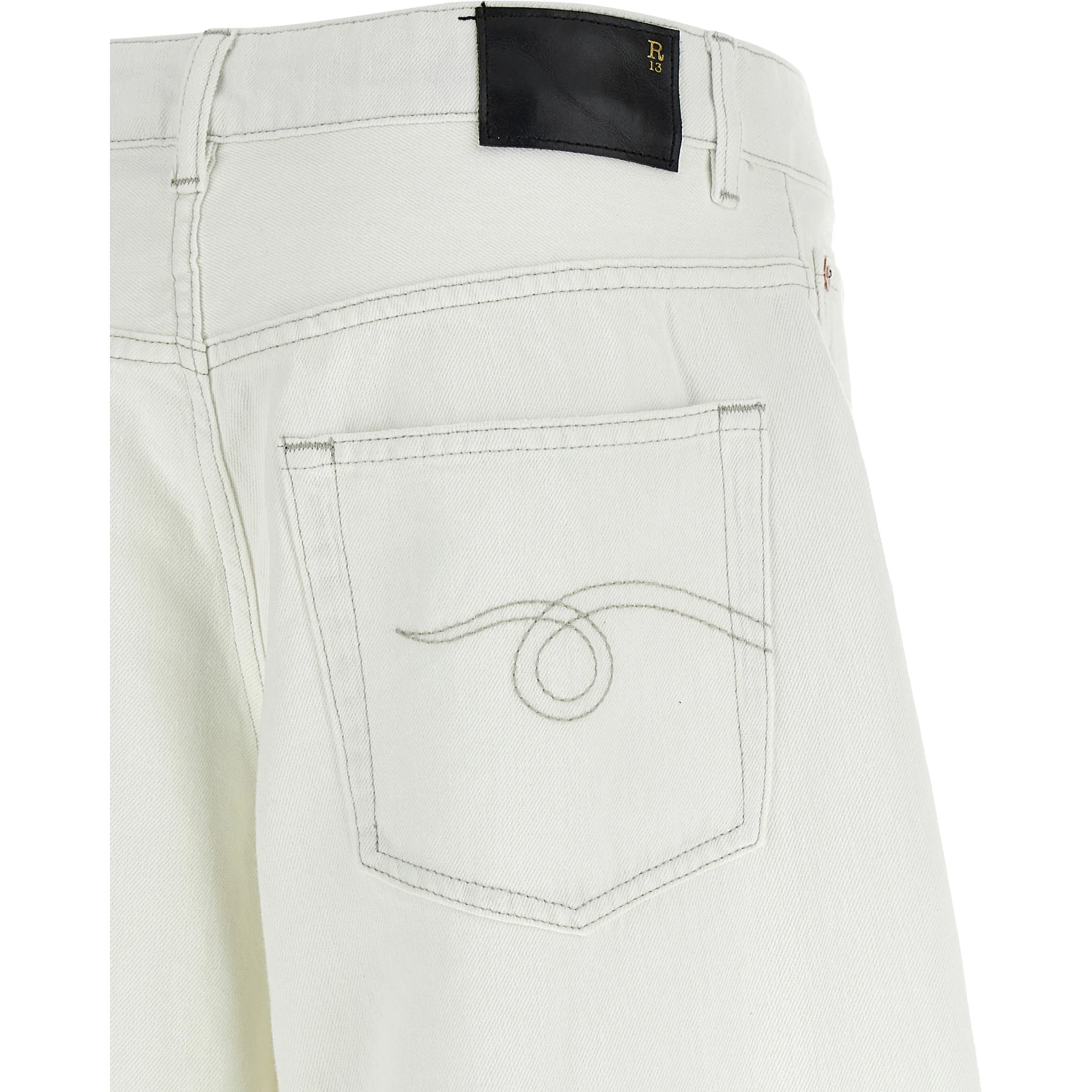 White Cotton Jeans Denim