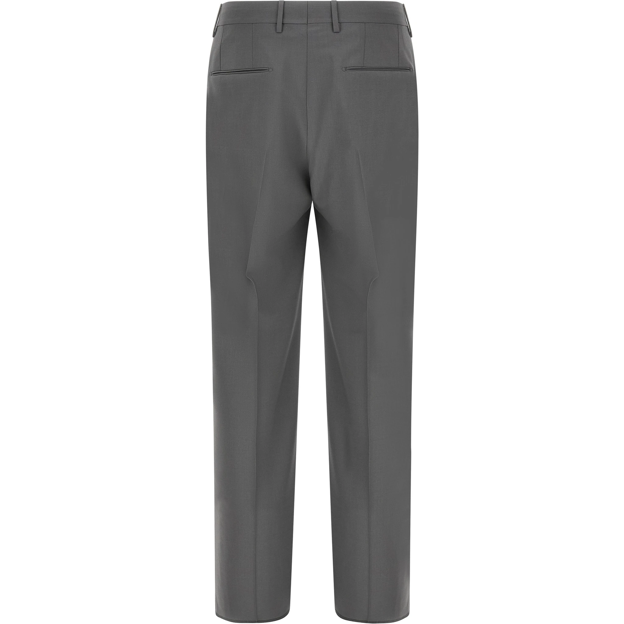 Gray Virgin Wool Two-Piece Suit