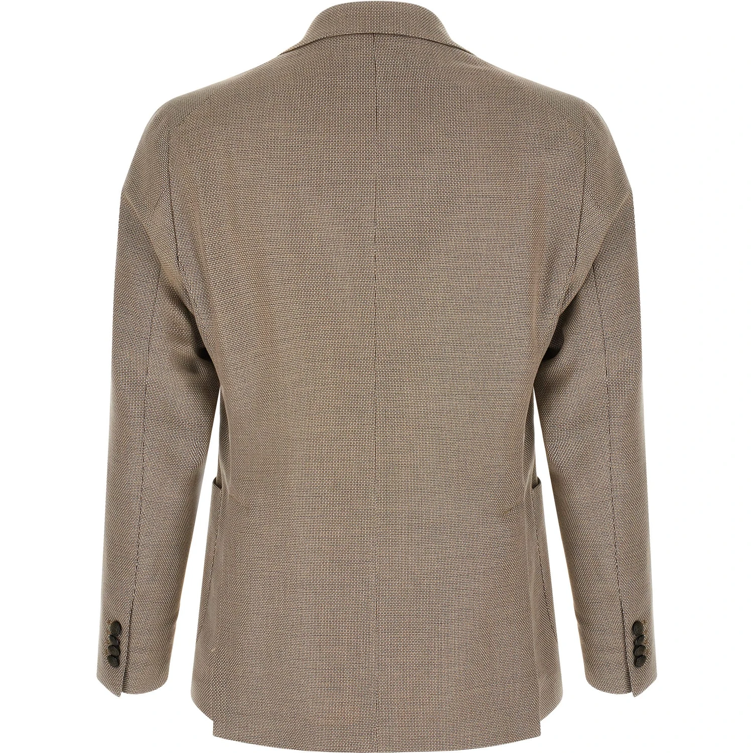 Brown Cotton Blazer