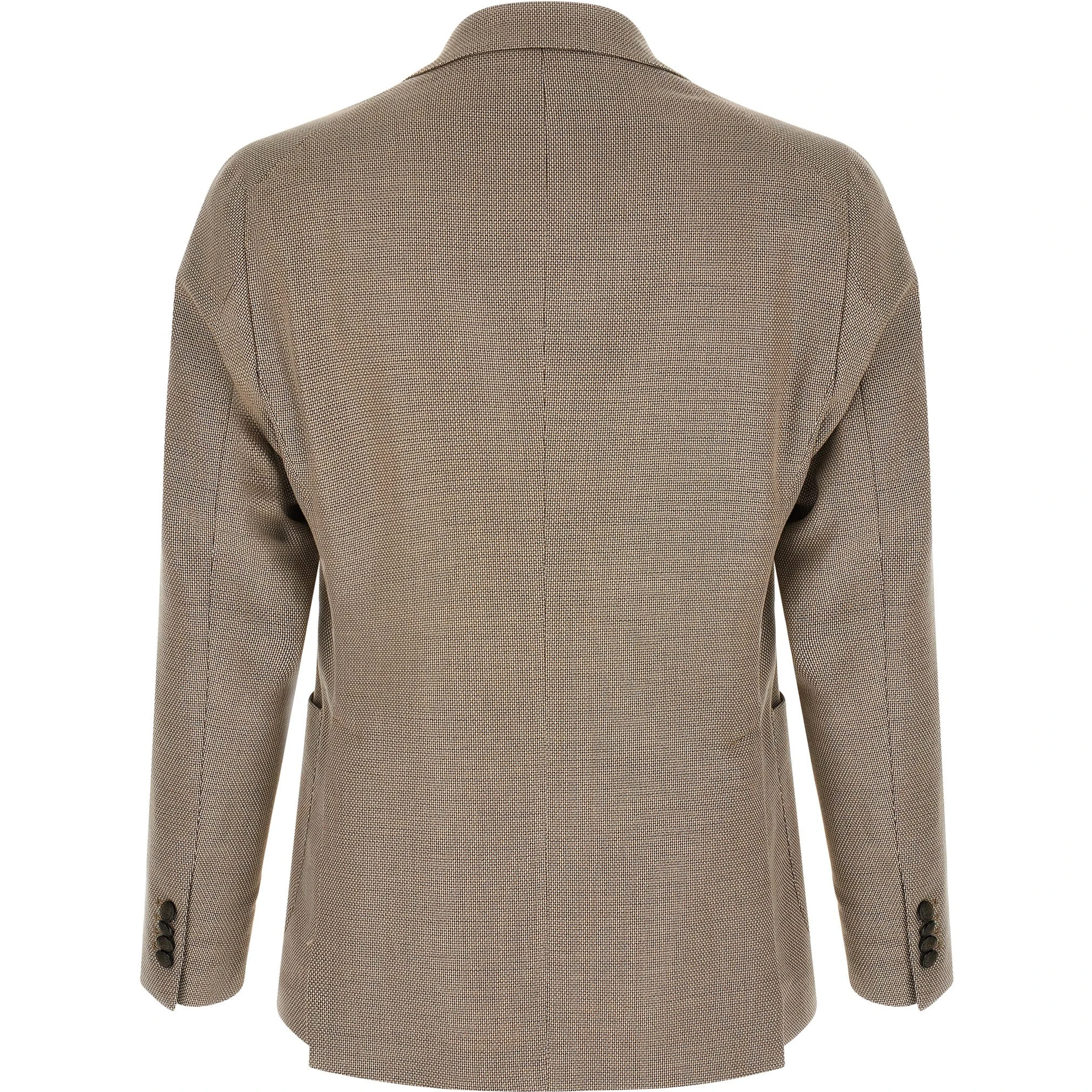 Brown Cotton Blazer
