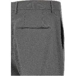 Gray Virgin Wool Two-Piece Suit