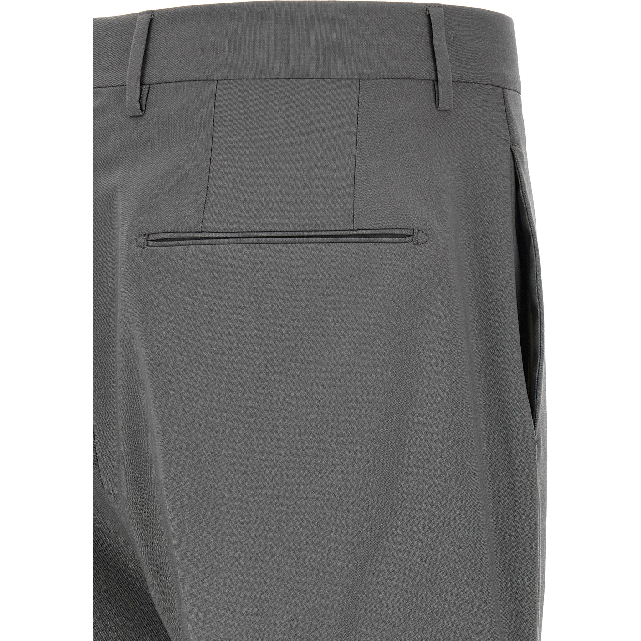 Gray Virgin Wool Two-Piece Suit