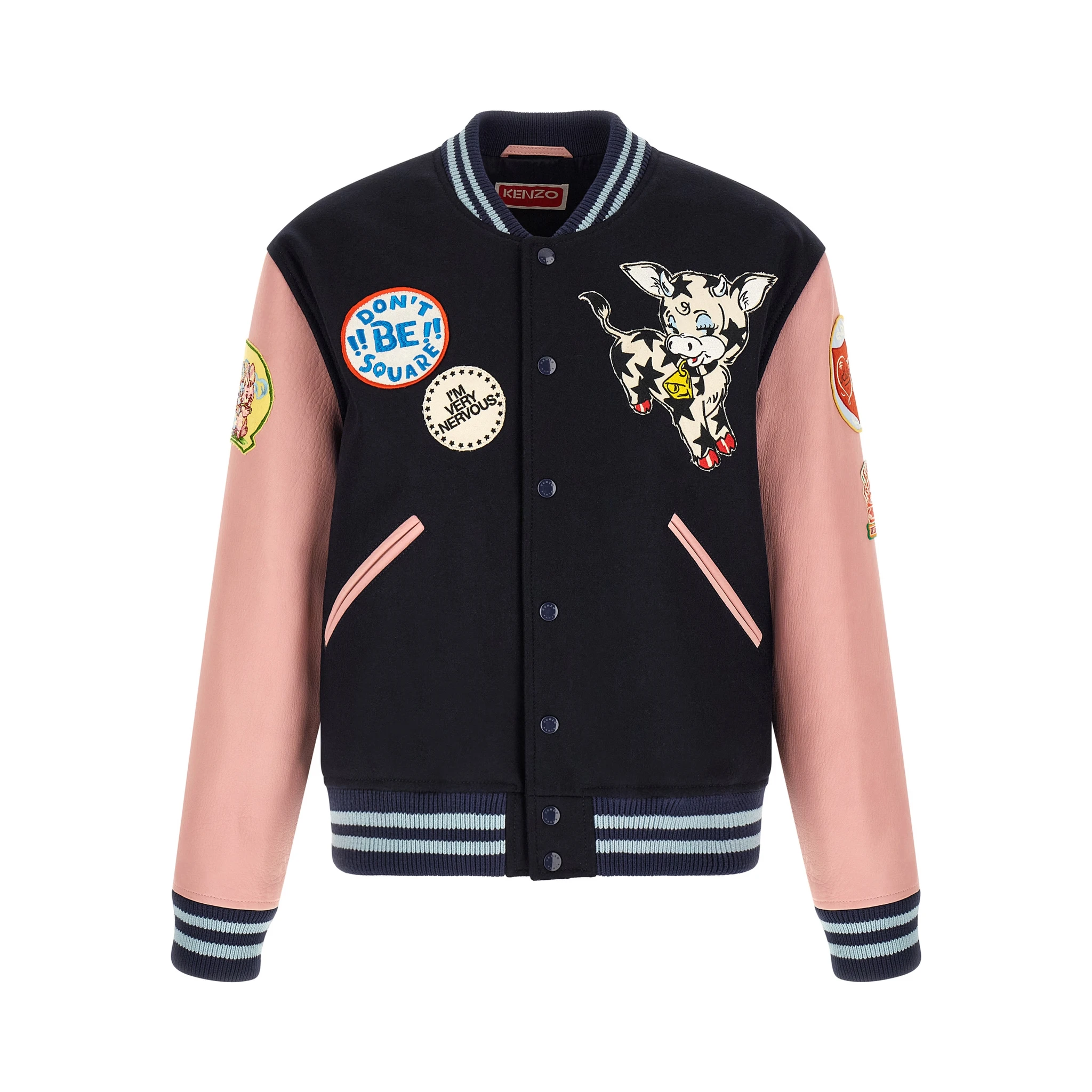 Multicolor Wool Bomber