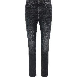 Black Cotton Jeans Denim