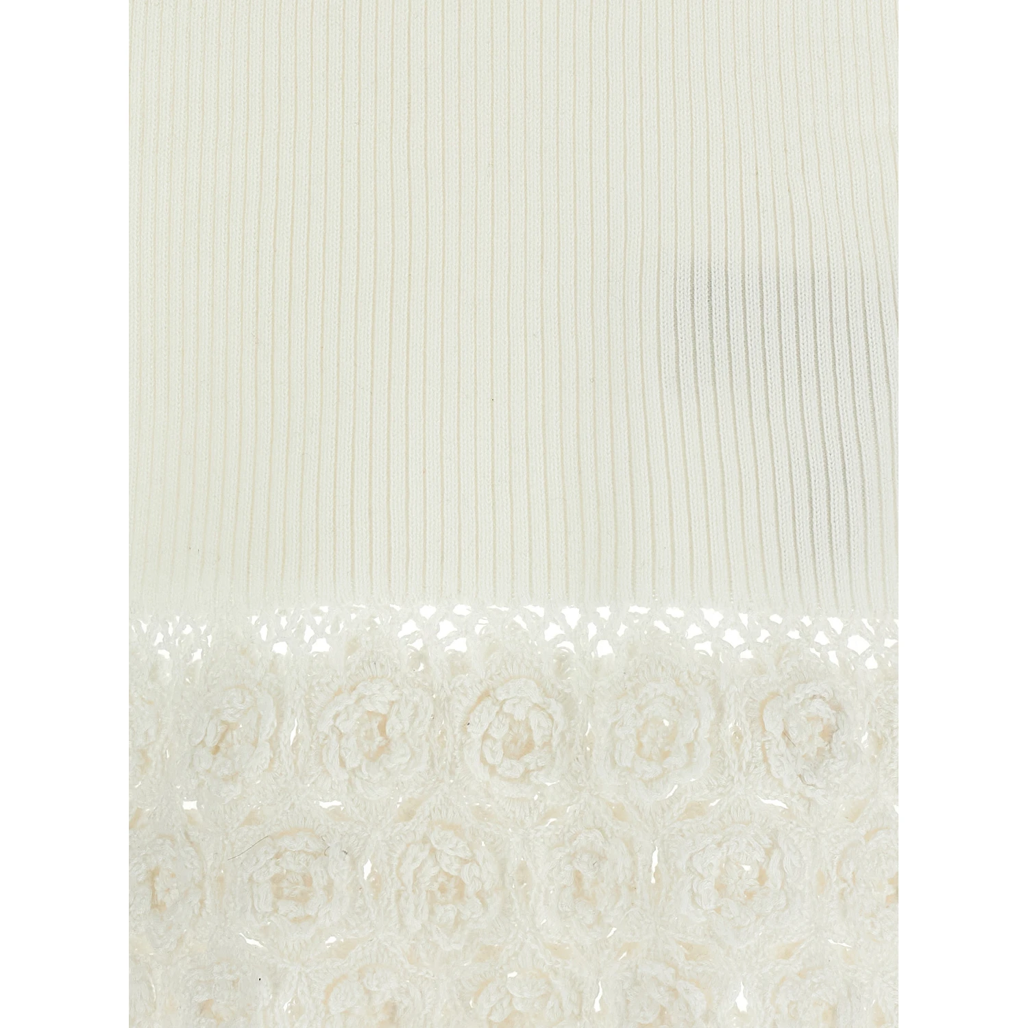 White Organic Cotton Sleeveless Jacket