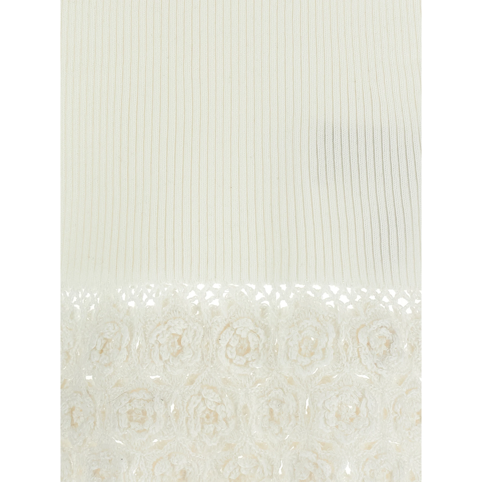 White Organic Cotton Sleeveless Jacket