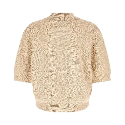 Beige Cotton Polo Shirt