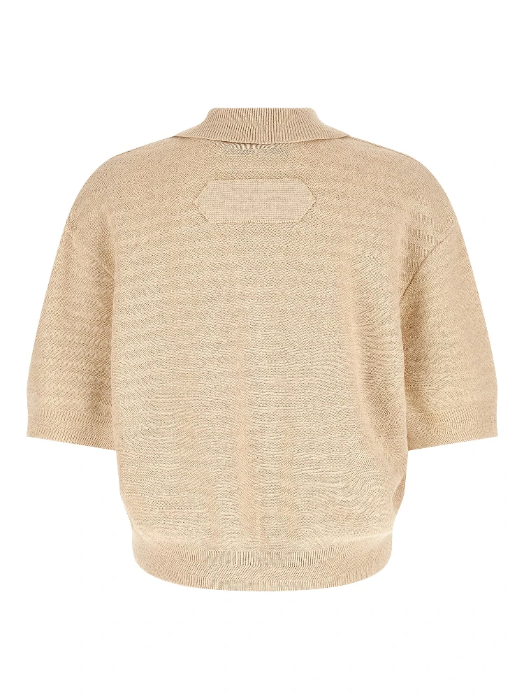 Beige Cotton Polo Shirt alternative