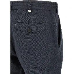 Blue Linen Pants