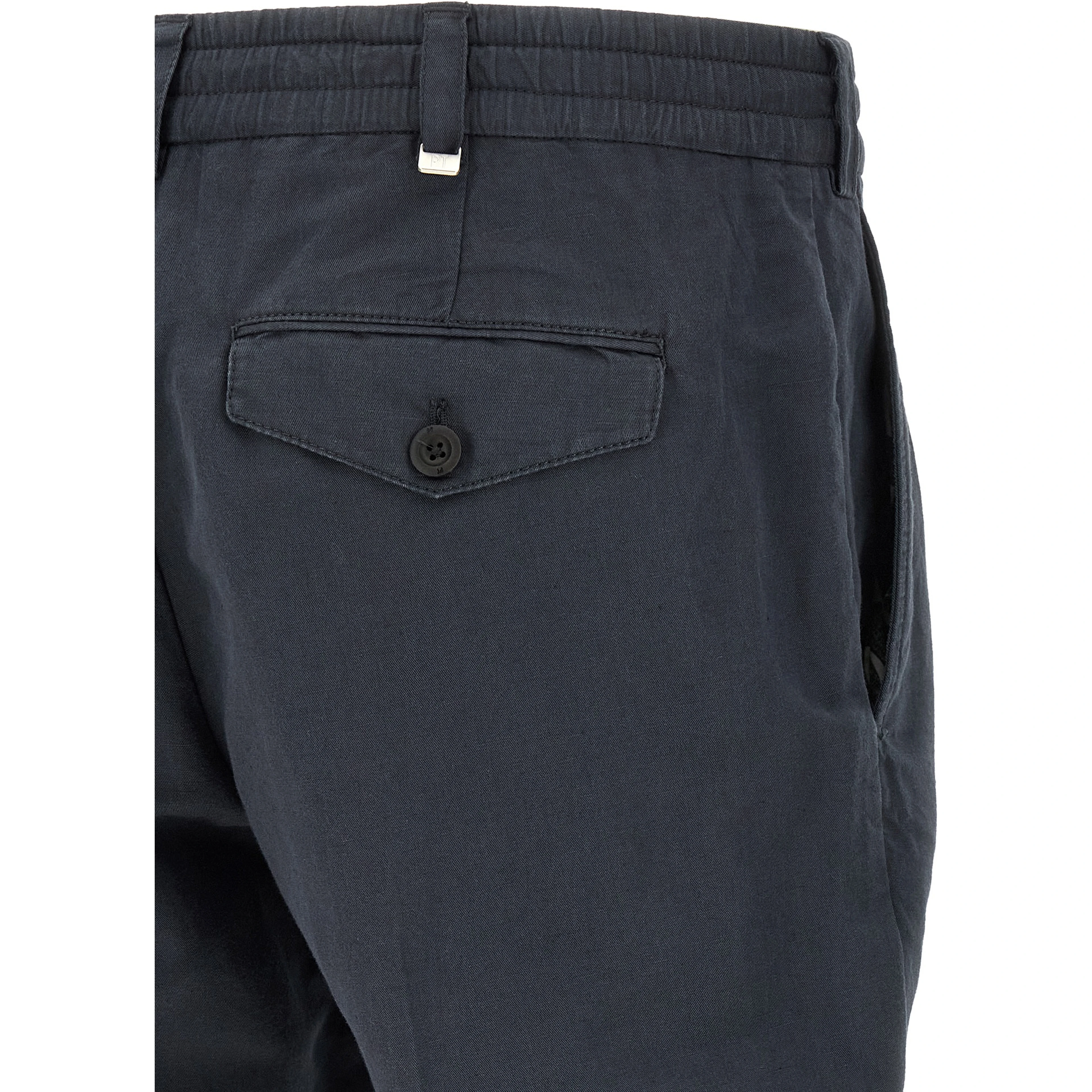 Blue Linen Pants