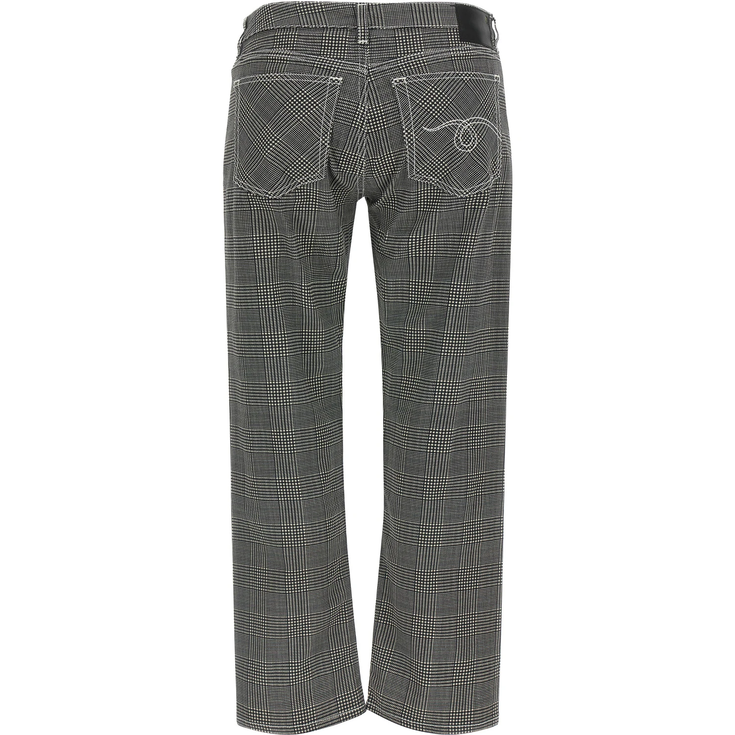 Bicolor Cotton Casual Pants