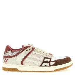 Multicolor Bovine Leather Low Top Sneakers