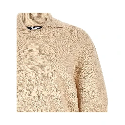 Beige Cotton Polo Shirt