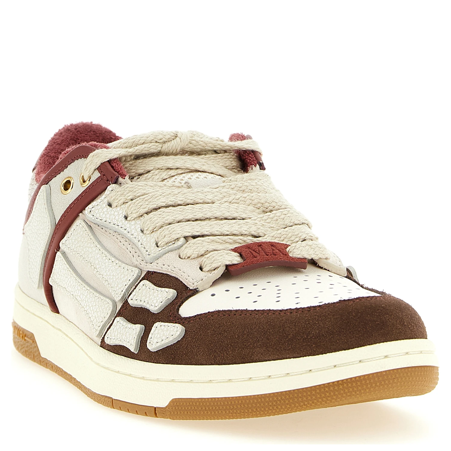 Multicolor Bovine Leather Low Top Sneakers