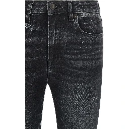 Black Cotton Jeans Denim