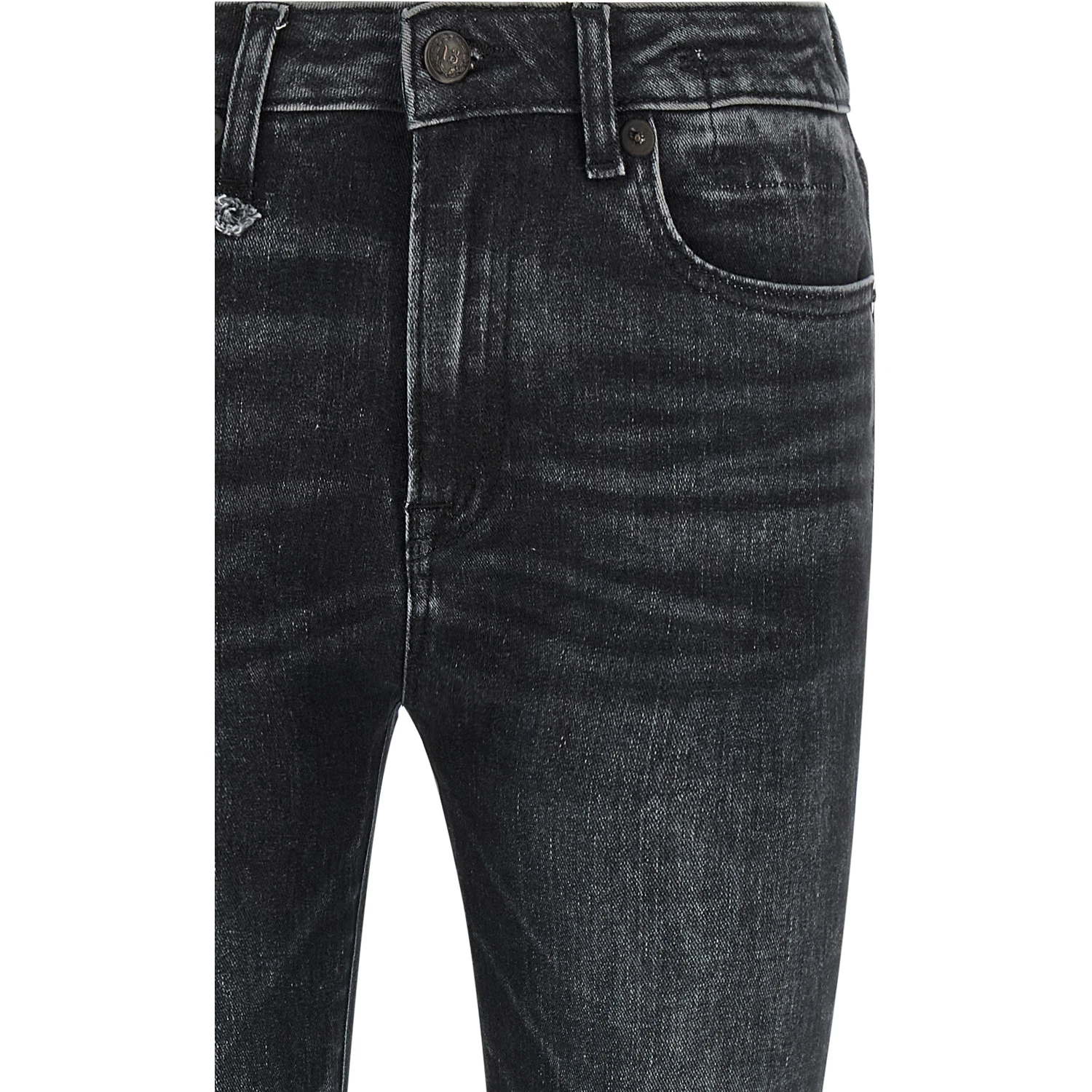 Black Cotton Jeans Denim