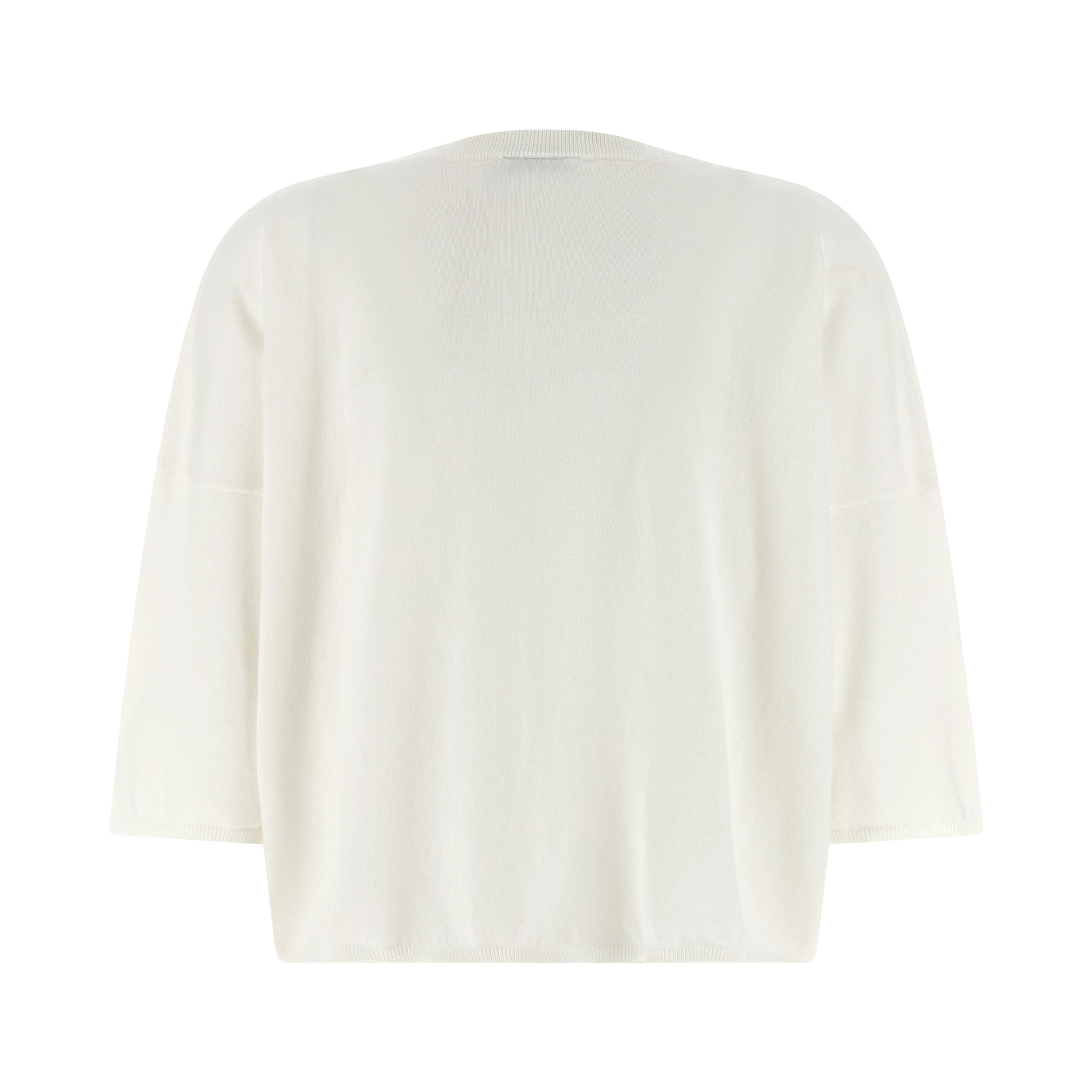 White Cotton Cardigan