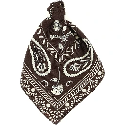 Brown Silk Foulard