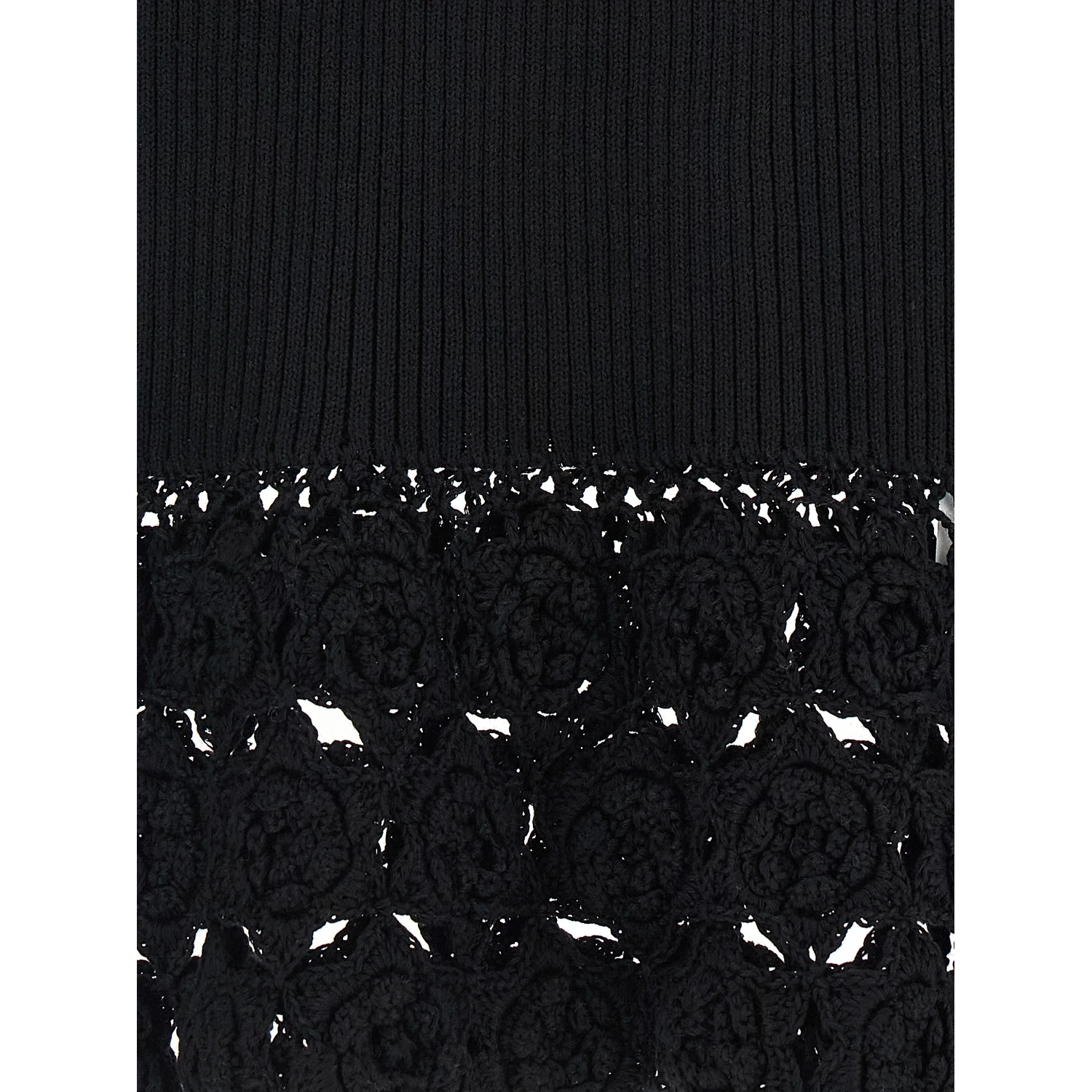 Black Organic Cotton Sleeveless Jacket
