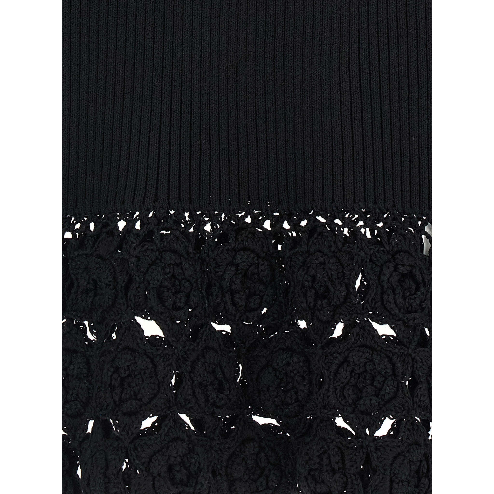 Black Organic Cotton Sleeveless Jacket