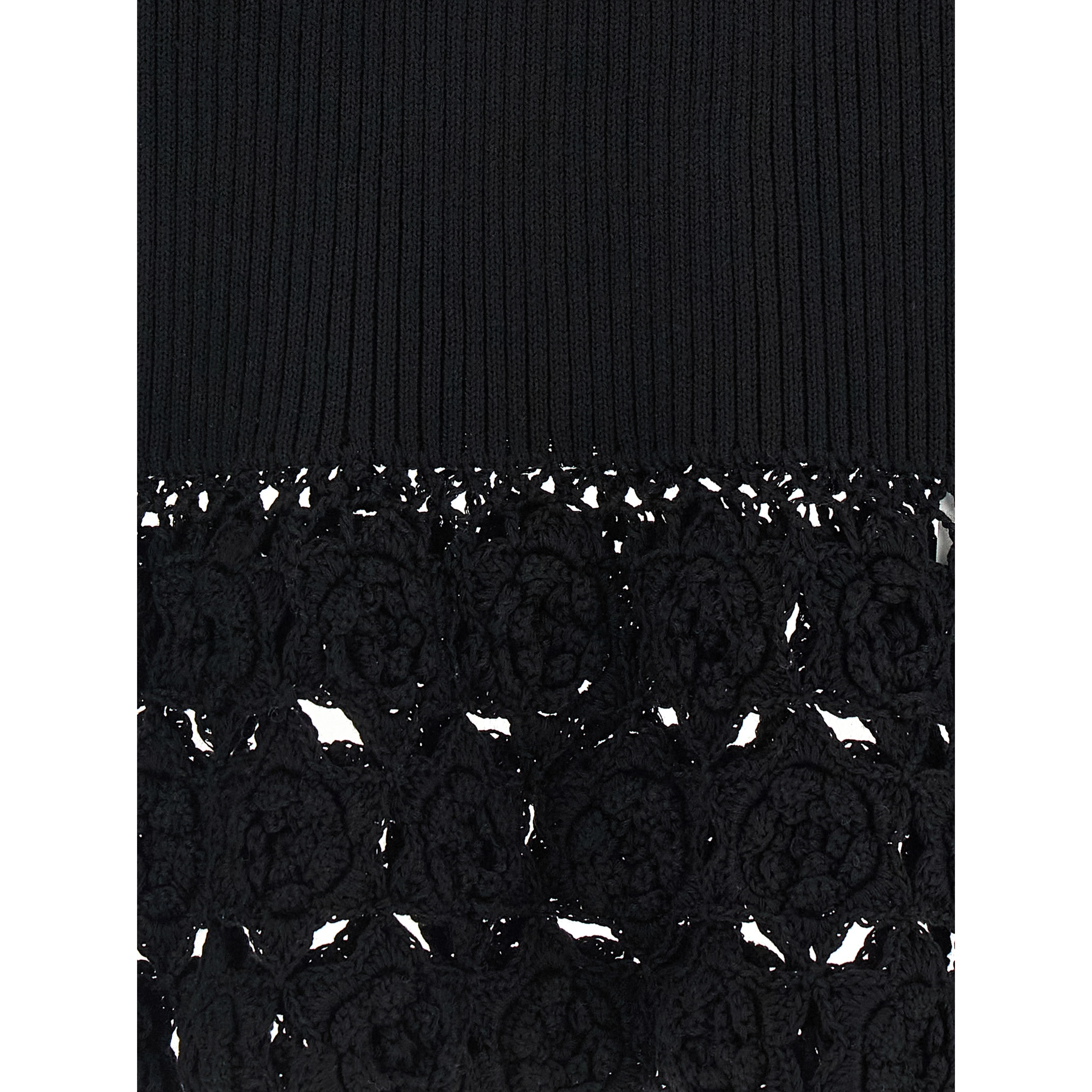 Black Organic Cotton Sleeveless Jacket
