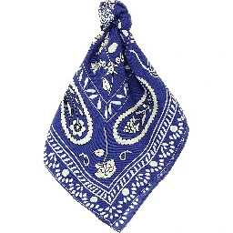 Blue Silk Foulard