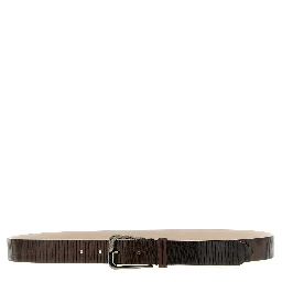 Brown Leather Regular Belt