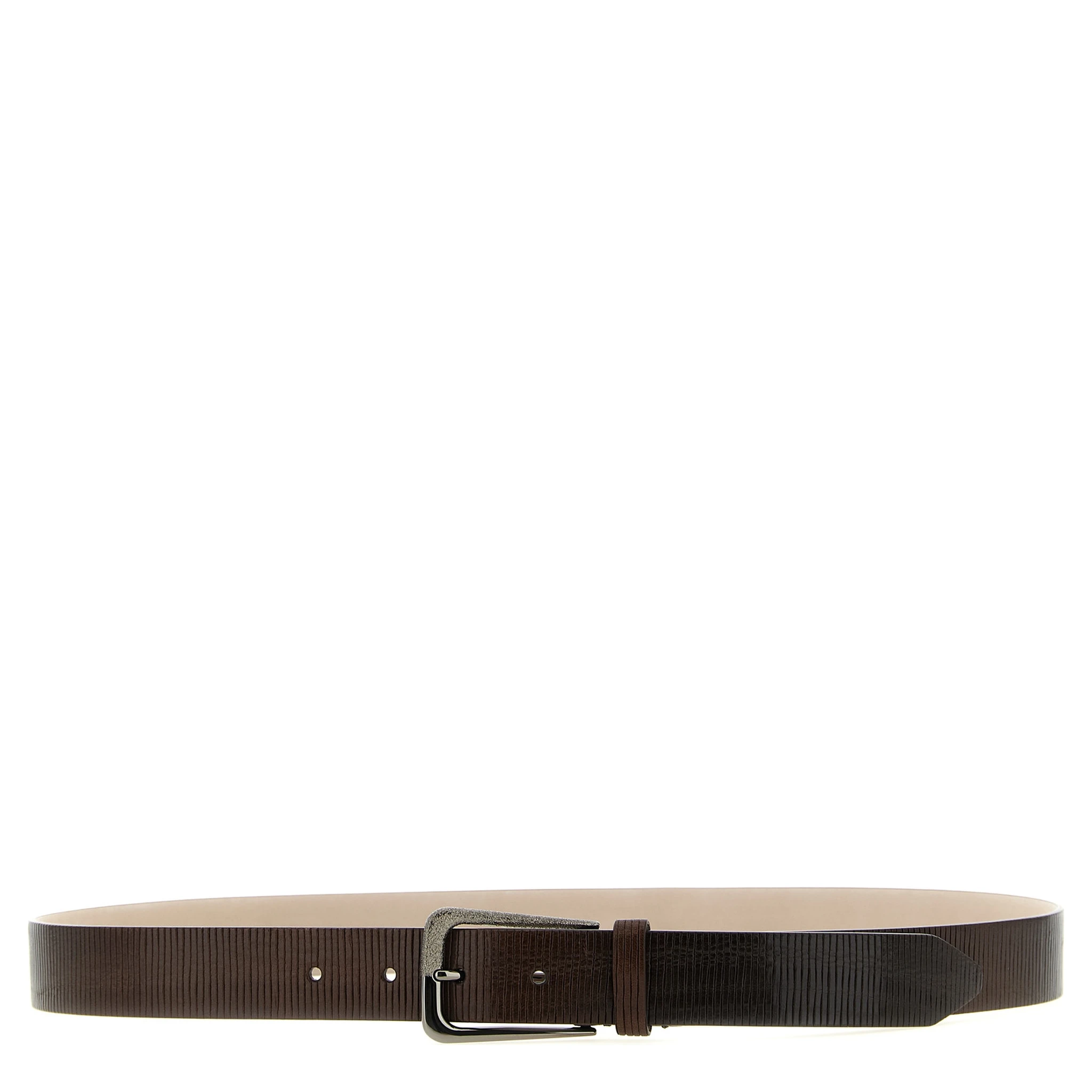 Brown Leather Regular Belt