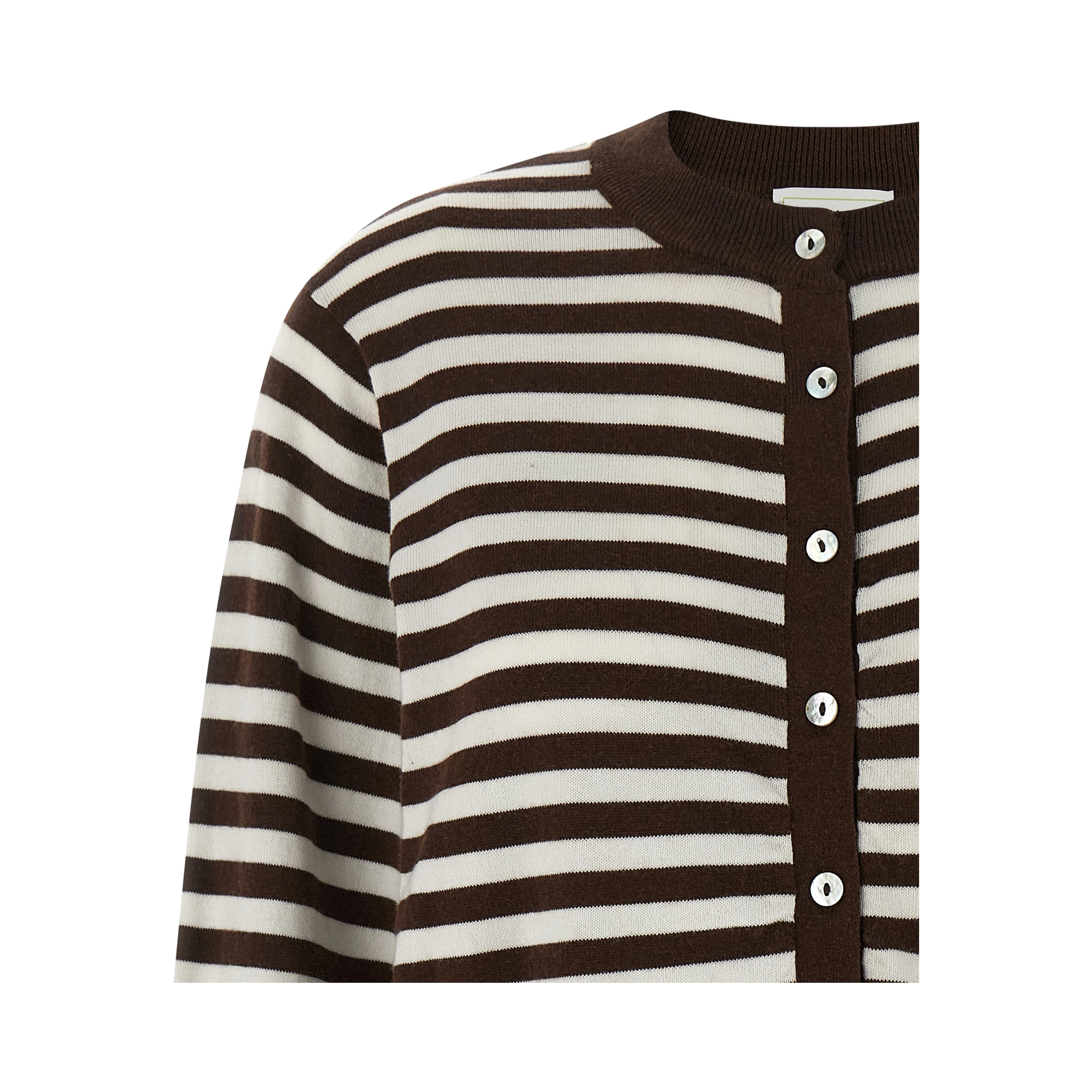 Brown Cotton Cardigan