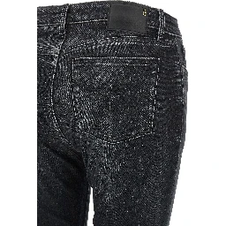 Black Cotton Jeans Denim